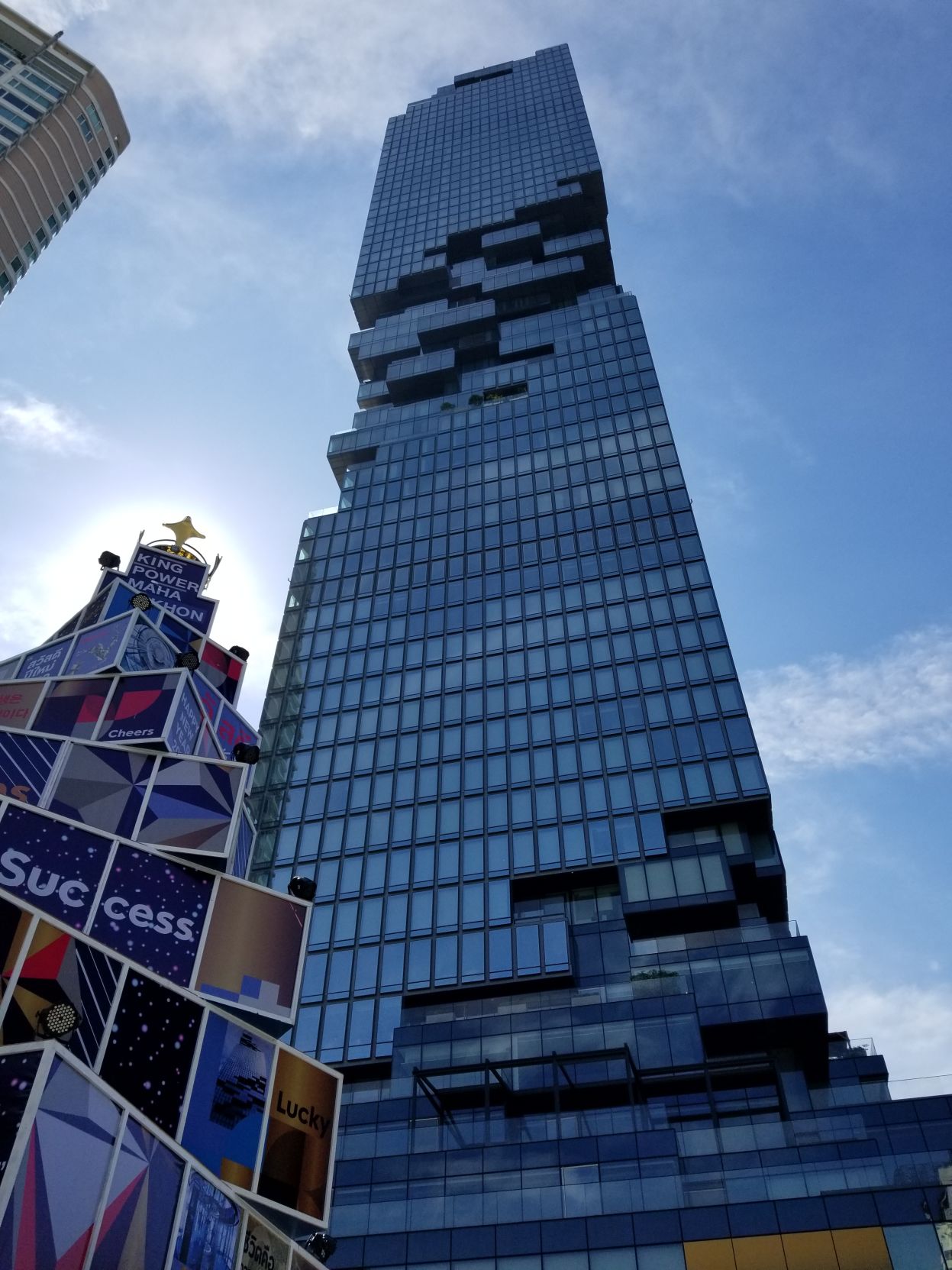 Mahanakhon Skywalk in Bangkok, Thailand.